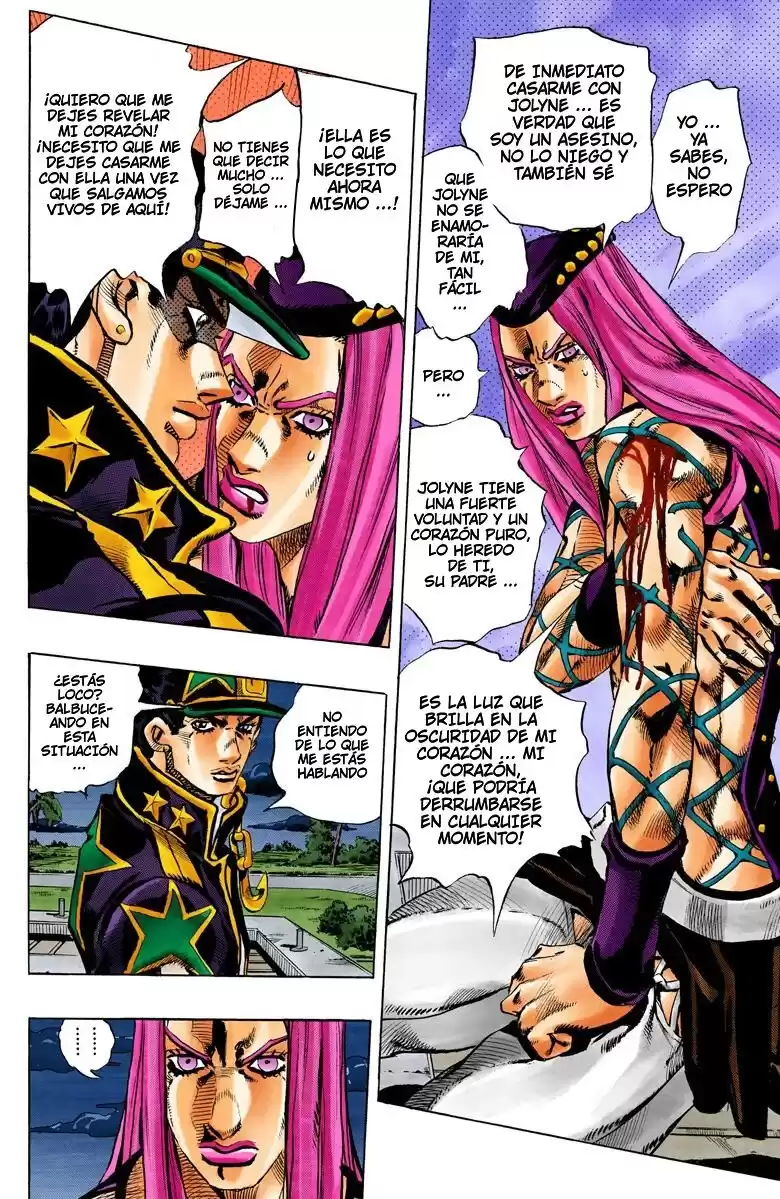 JoJo's Bizarre Adventure Parte 6: Stone Ocean Full Color Capitulo 151: Made in Heaven parte 3 página 5