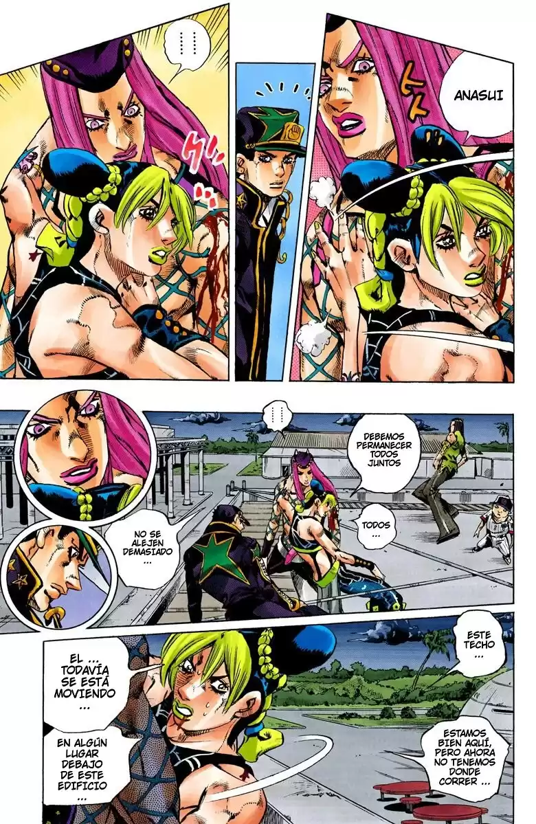 JoJo's Bizarre Adventure Parte 6: Stone Ocean Full Color Capitulo 151: Made in Heaven parte 3 página 6