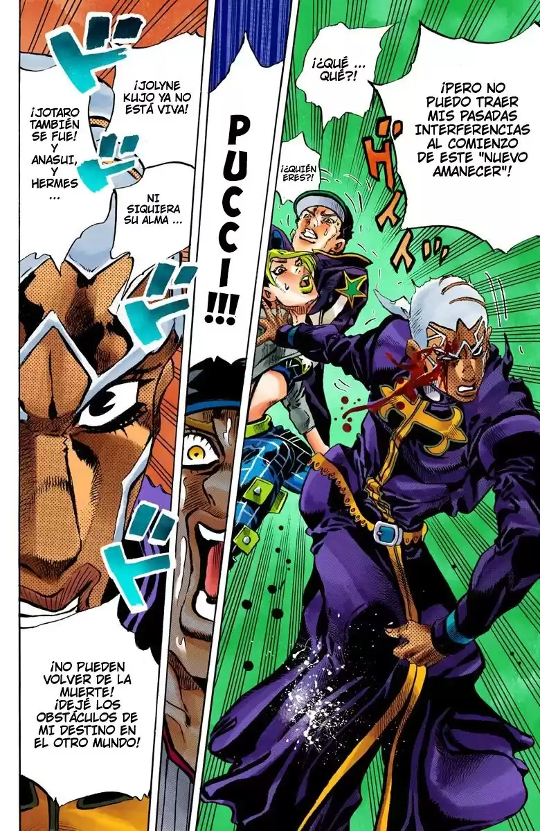 JoJo's Bizarre Adventure Parte 6: Stone Ocean Full Color Capitulo 156: Made in Heaven parte 8 página 15