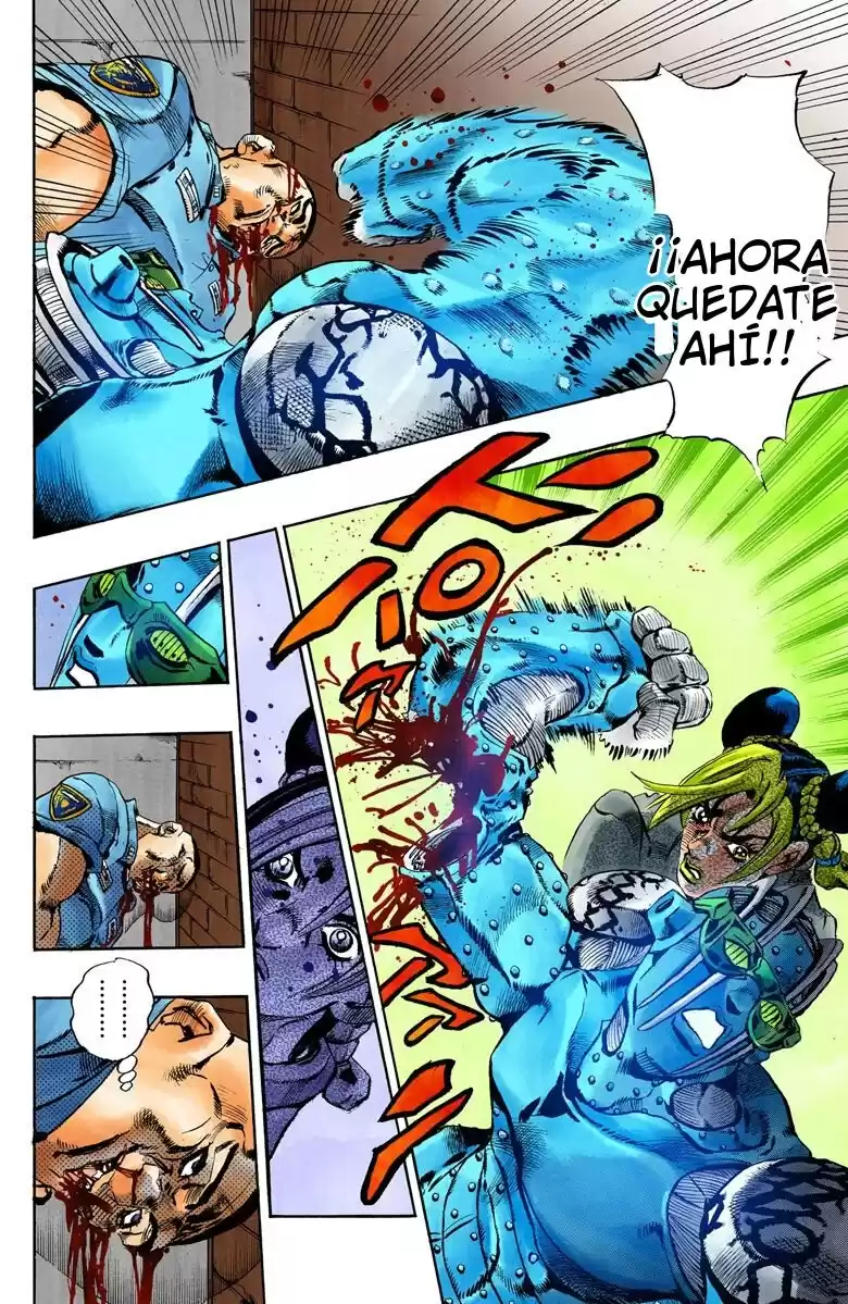 JoJo's Bizarre Adventure Parte 6: Stone Ocean Full Color Capitulo 62: El Secreto del Guardia Westwood parte 3 página 13