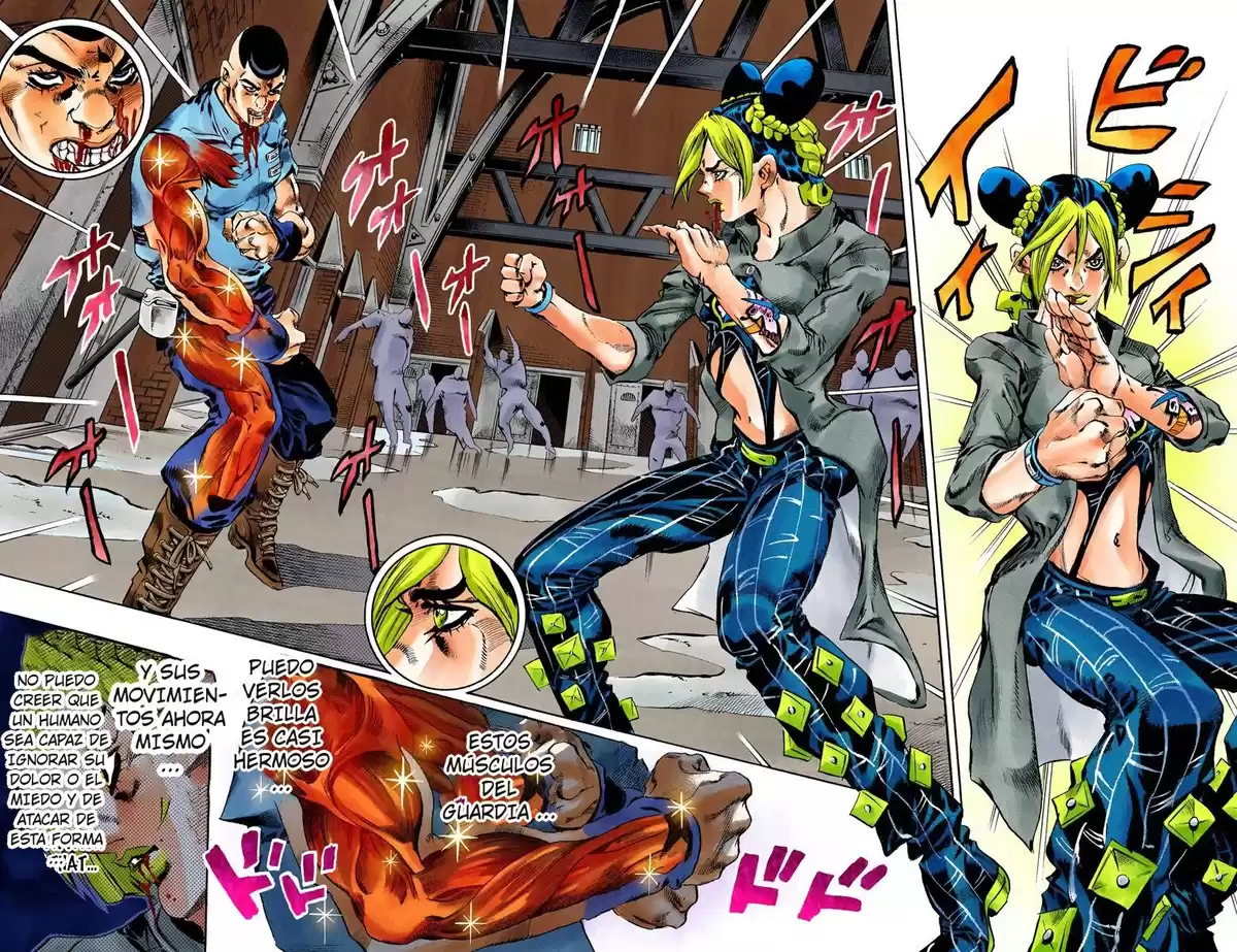 JoJo's Bizarre Adventure Parte 6: Stone Ocean Full Color Capitulo 62: El Secreto del Guardia Westwood parte 3 página 6