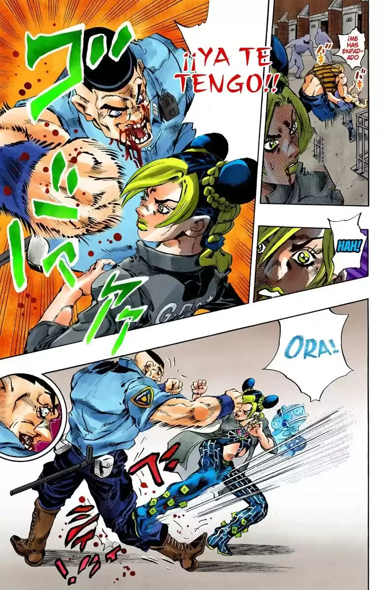 JoJo's Bizarre Adventure Parte 6: Stone Ocean Full Color Capitulo 62: El Secreto del Guardia Westwood parte 3 página 8