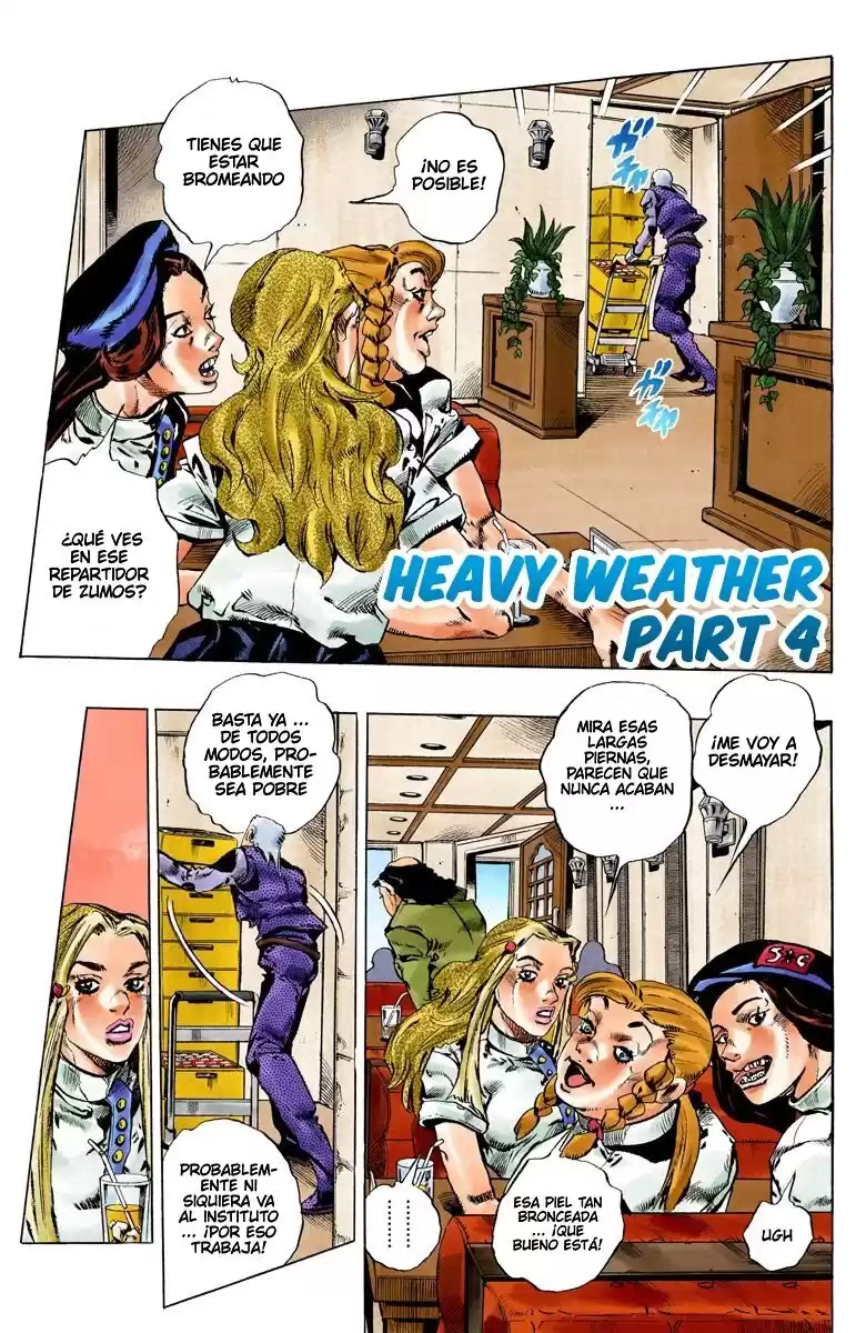 JoJo's Bizarre Adventure Parte 6: Stone Ocean Full Color Capitulo 128: Heavy Weather parte 4 página 1