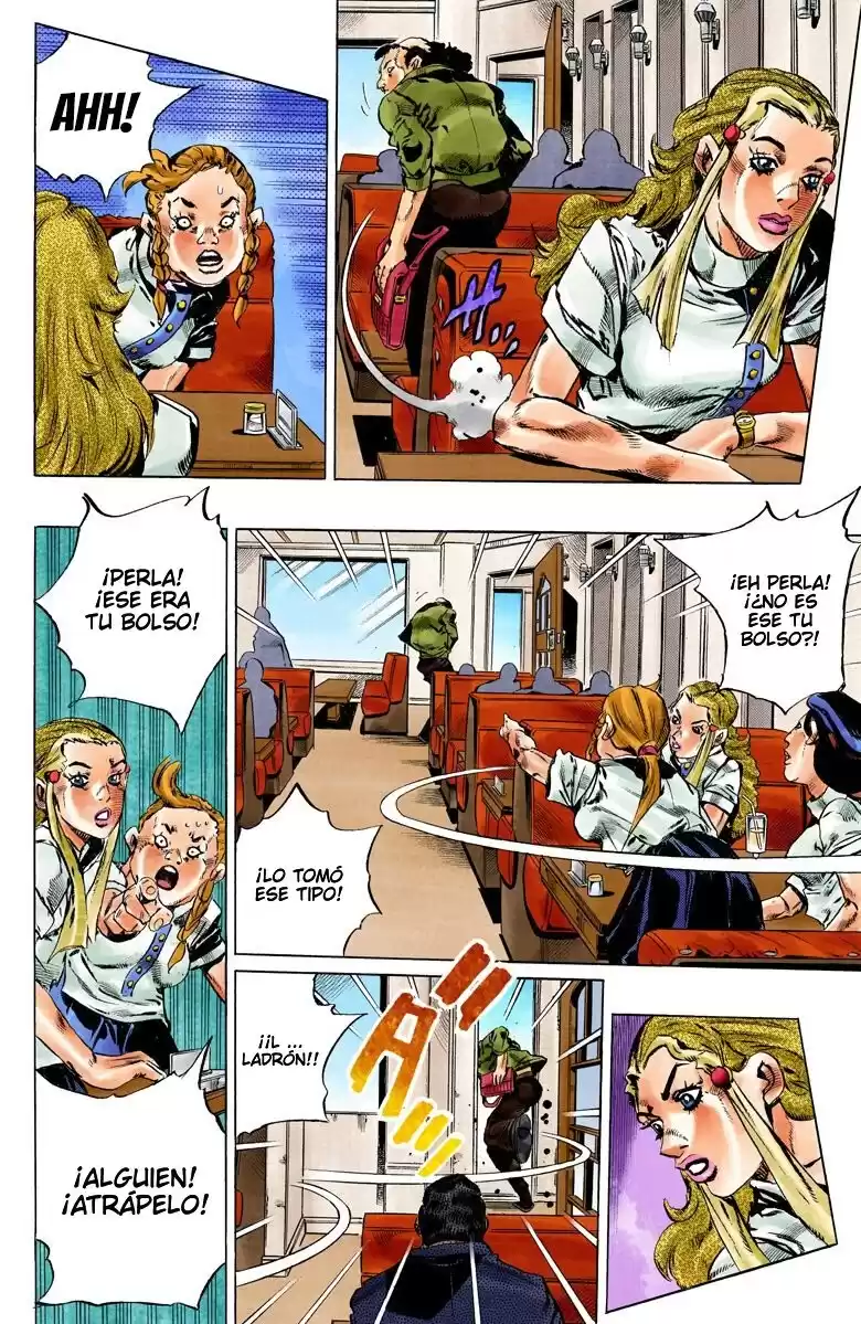 JoJo's Bizarre Adventure Parte 6: Stone Ocean Full Color Capitulo 128: Heavy Weather parte 4 página 2