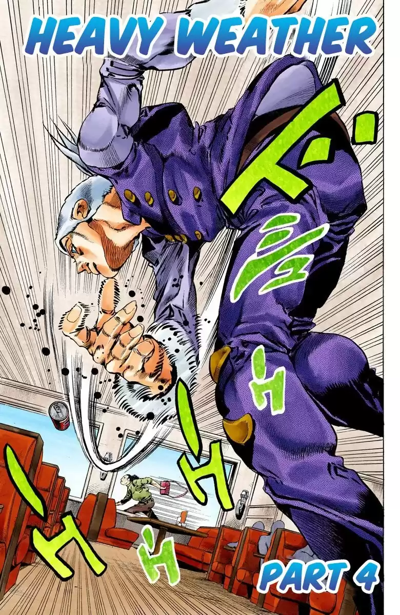 JoJo's Bizarre Adventure Parte 6: Stone Ocean Full Color Capitulo 128: Heavy Weather parte 4 página 3