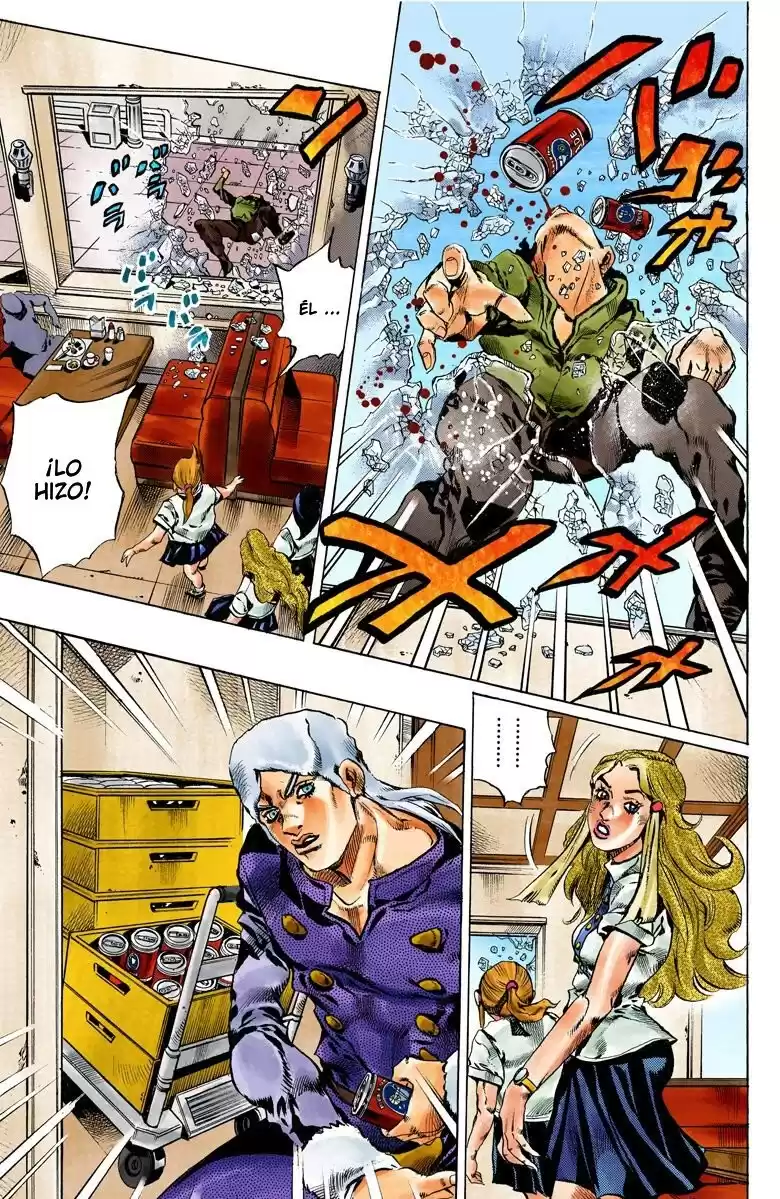 JoJo's Bizarre Adventure Parte 6: Stone Ocean Full Color Capitulo 128: Heavy Weather parte 4 página 5