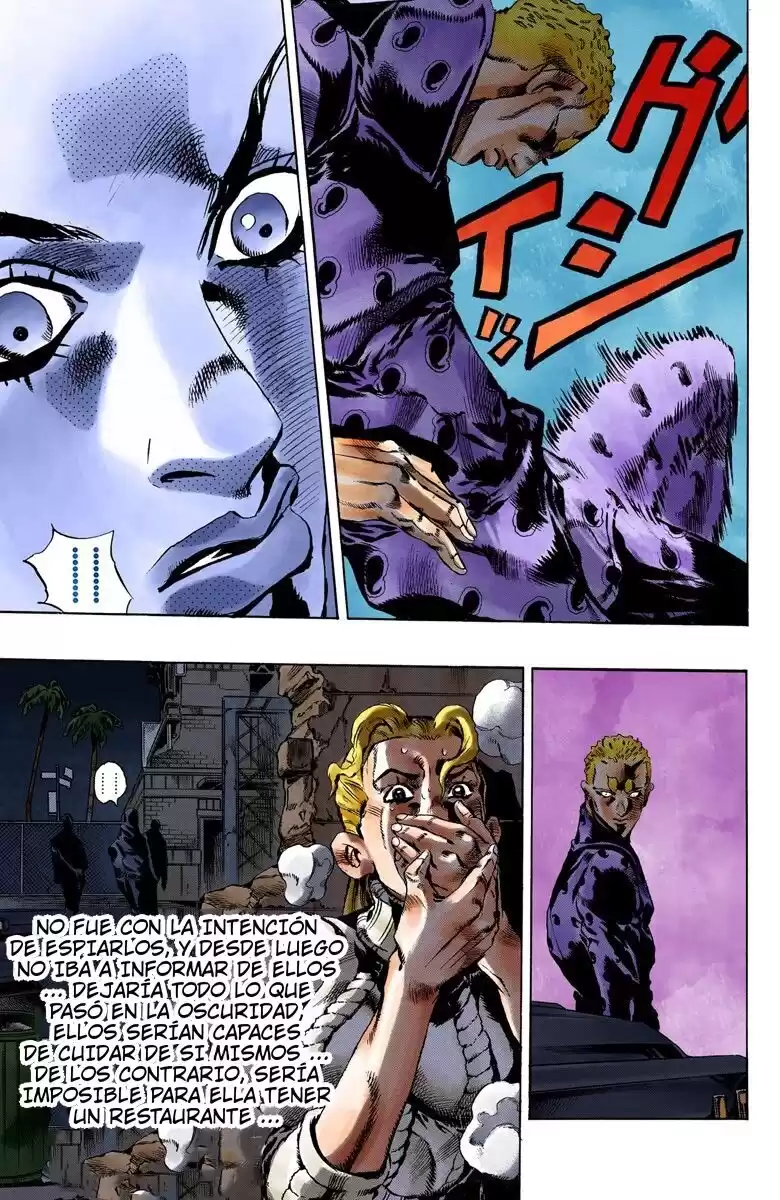 JoJo's Bizarre Adventure Parte 6: Stone Ocean Full Color Capitulo 51: Beso de Amor y Venganza parte 1 página 11