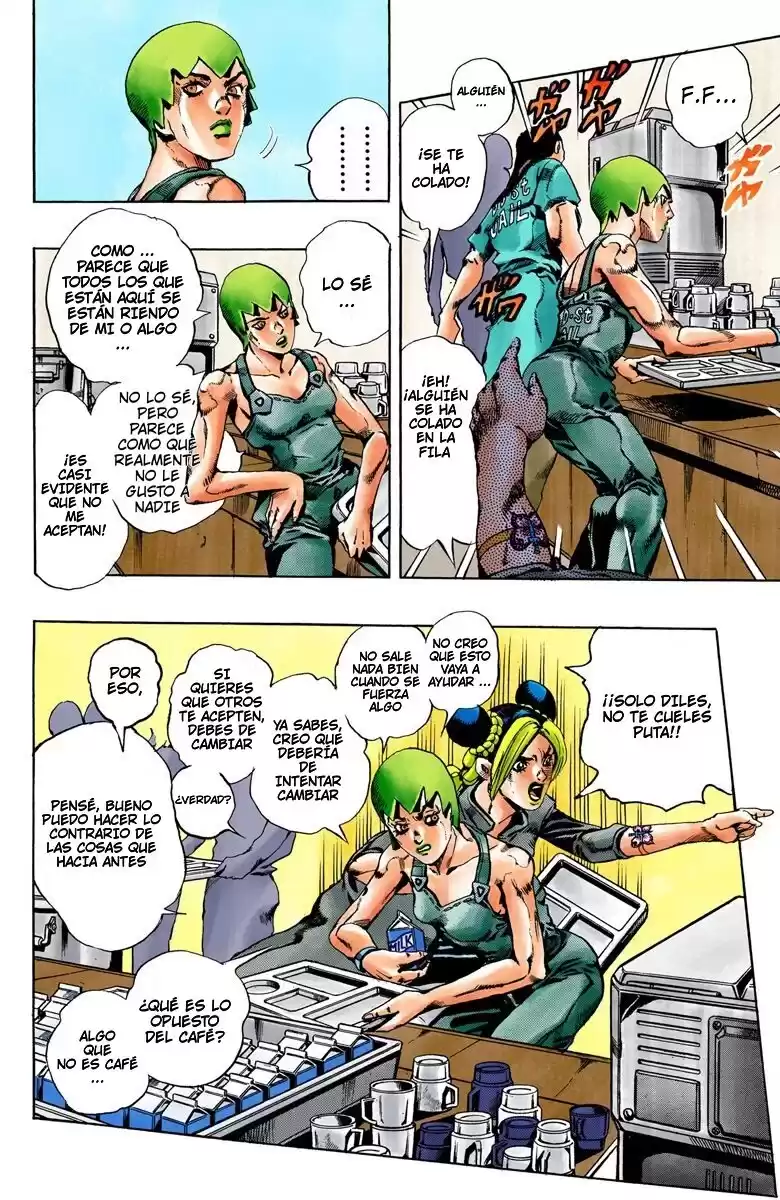 JoJo's Bizarre Adventure Parte 6: Stone Ocean Full Color Capitulo 51: Beso de Amor y Venganza parte 1 página 2