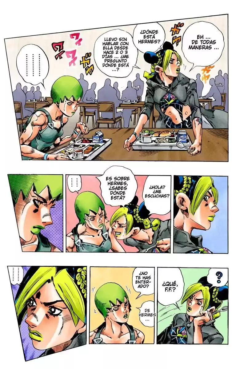 JoJo's Bizarre Adventure Parte 6: Stone Ocean Full Color Capitulo 51: Beso de Amor y Venganza parte 1 página 5