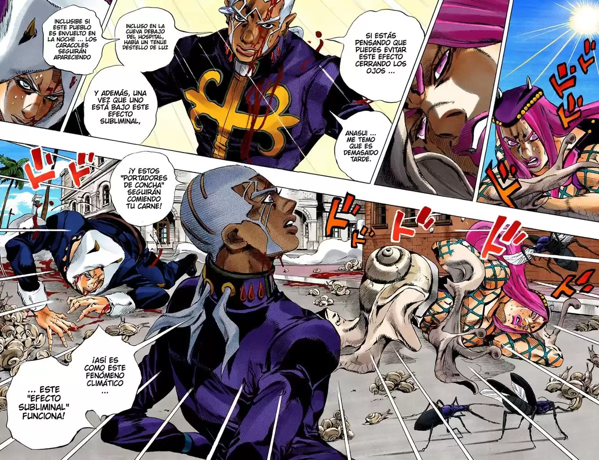 JoJo's Bizarre Adventure Parte 6: Stone Ocean Full Color Capitulo 135: Heavy Weather parte 11 página 2