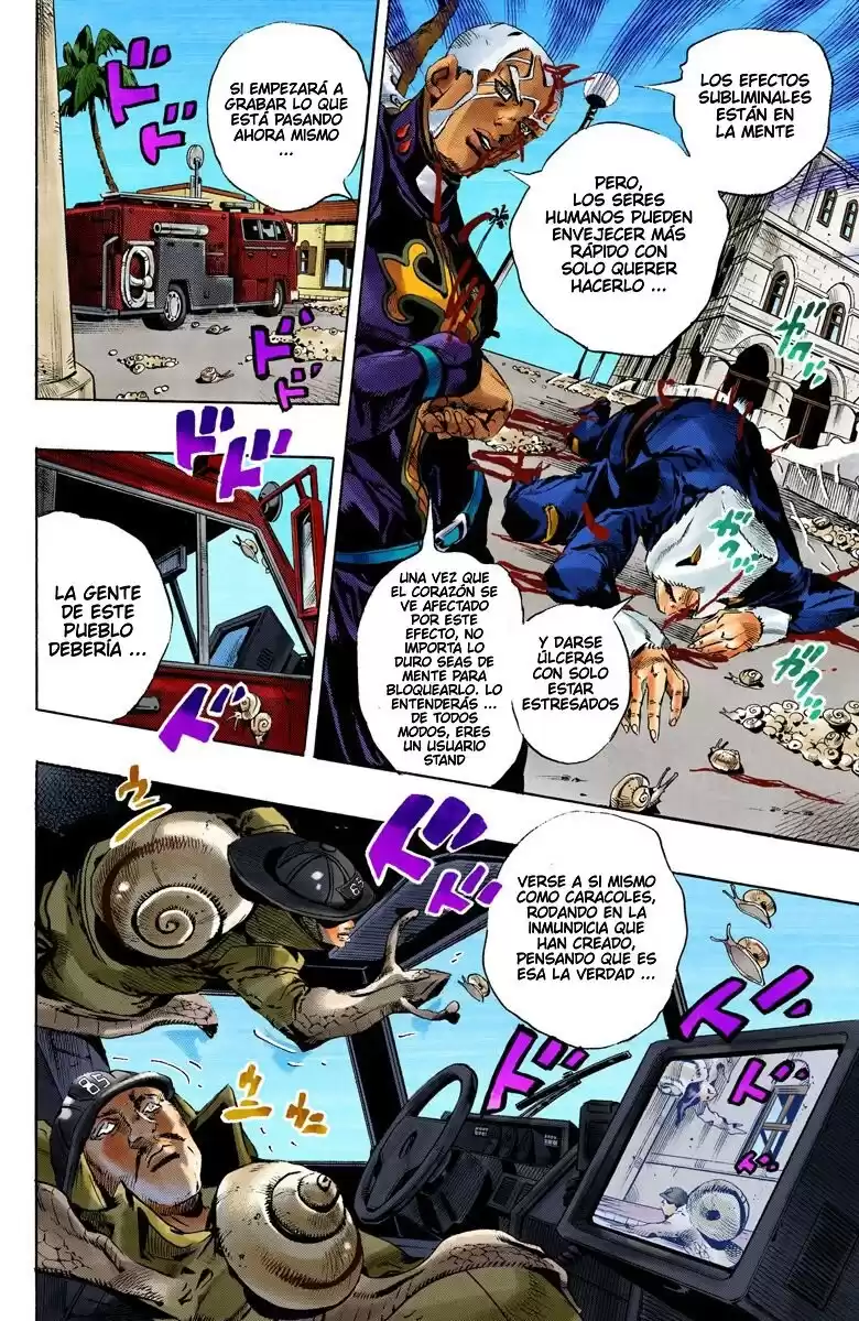 JoJo's Bizarre Adventure Parte 6: Stone Ocean Full Color Capitulo 135: Heavy Weather parte 11 página 3