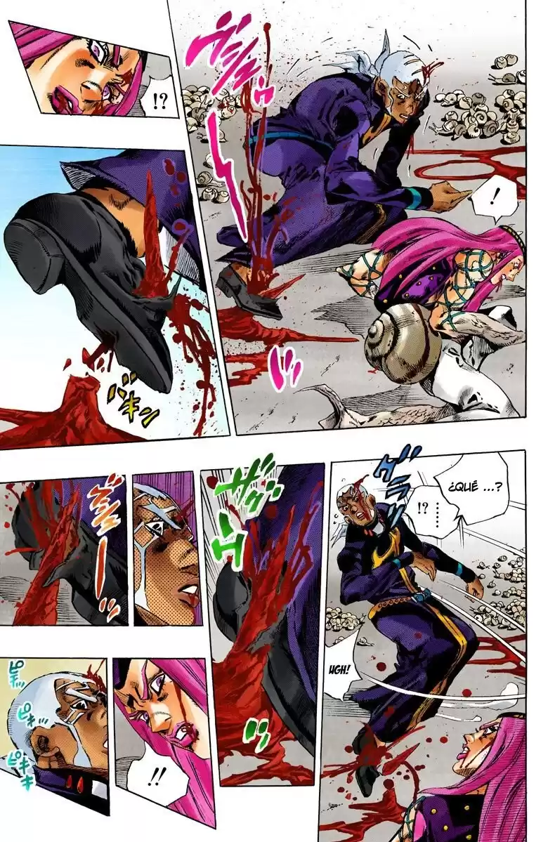 JoJo's Bizarre Adventure Parte 6: Stone Ocean Full Color Capitulo 135: Heavy Weather parte 11 página 7