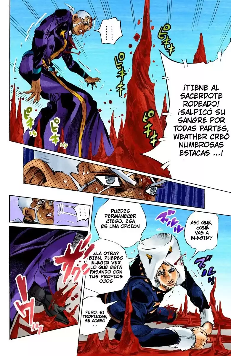 JoJo's Bizarre Adventure Parte 6: Stone Ocean Full Color Capitulo 135: Heavy Weather parte 11 página 9