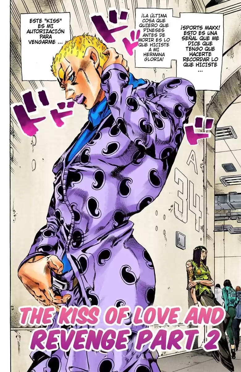 JoJo's Bizarre Adventure Parte 6: Stone Ocean Full Color Capitulo 52: Beso de Amor y Venganza parte 2 página 2