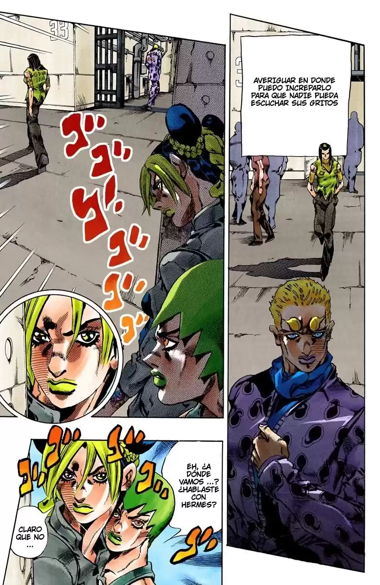 JoJo's Bizarre Adventure Parte 6: Stone Ocean Full Color Capitulo 52: Beso de Amor y Venganza parte 2 página 5