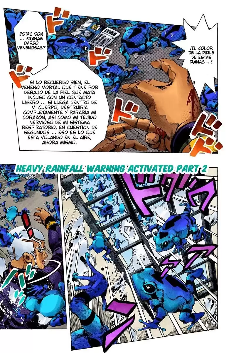 JoJo's Bizarre Adventure Parte 6: Stone Ocean Full Color Capitulo 49: Aviso de Precipitación Repentina parte 2 página 1