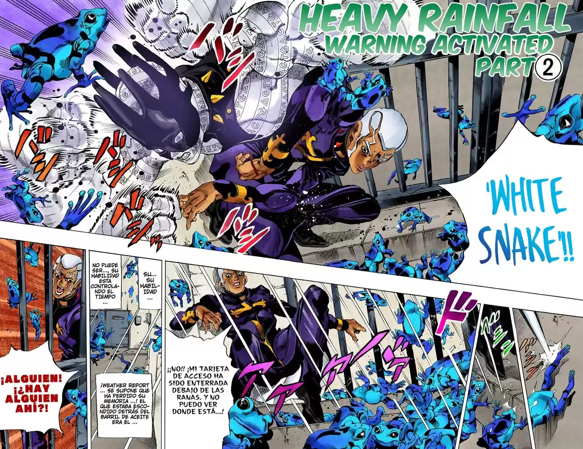 JoJo's Bizarre Adventure Parte 6: Stone Ocean Full Color Capitulo 49: Aviso de Precipitación Repentina parte 2 página 2