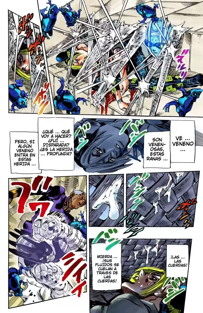 JoJo's Bizarre Adventure Parte 6: Stone Ocean Full Color Capitulo 49: Aviso de Precipitación Repentina parte 2 página 5