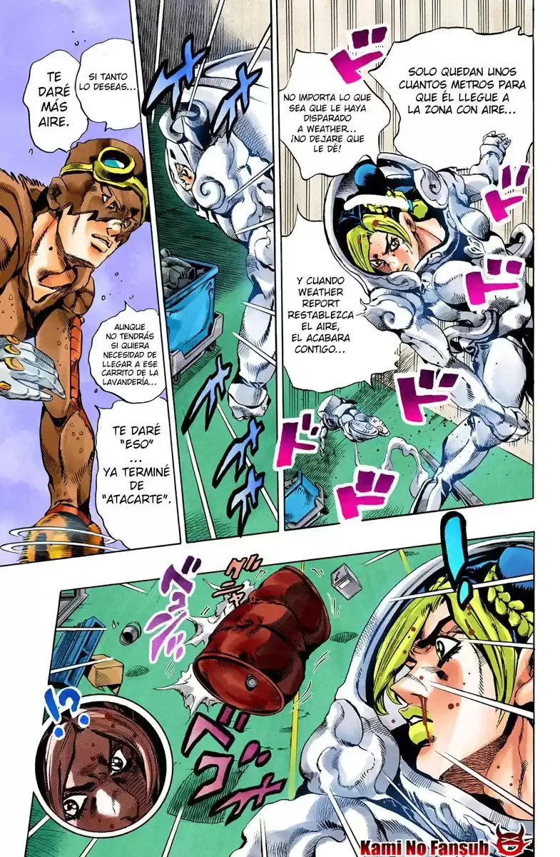 JoJo's Bizarre Adventure Parte 6: Stone Ocean Full Color Capitulo 45: Operación: Savage Garden parte 6 página 7