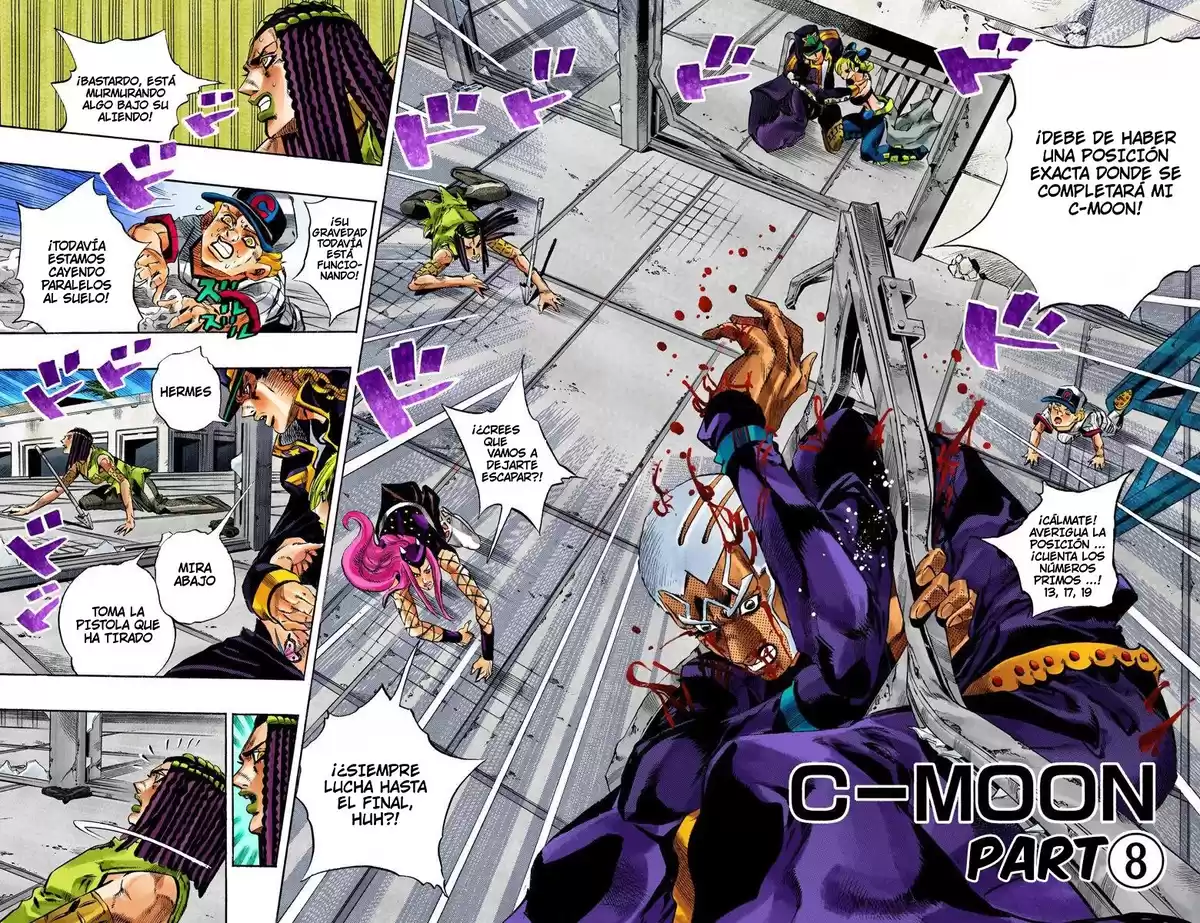 JoJo's Bizarre Adventure Parte 6: Stone Ocean Full Color Capitulo 148: C-Moon parte 8 página 2