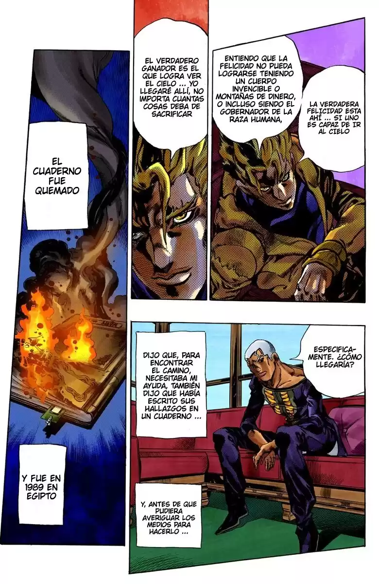 JoJo's Bizarre Adventure Parte 6: Stone Ocean Full Color Capitulo 48: Aviso de Precipitación Repentina parte 1 página 3