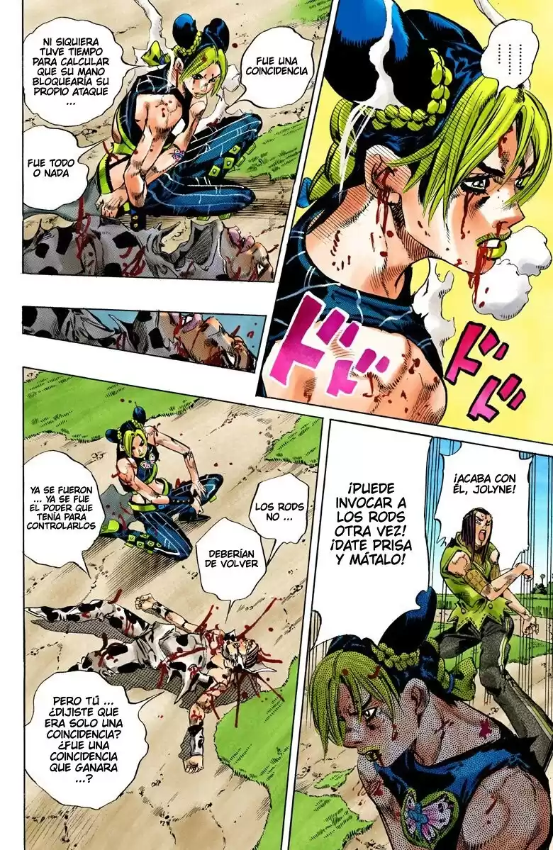 JoJo's Bizarre Adventure Parte 6: Stone Ocean Full Color Capitulo 117: Sky High parte 6 página 11