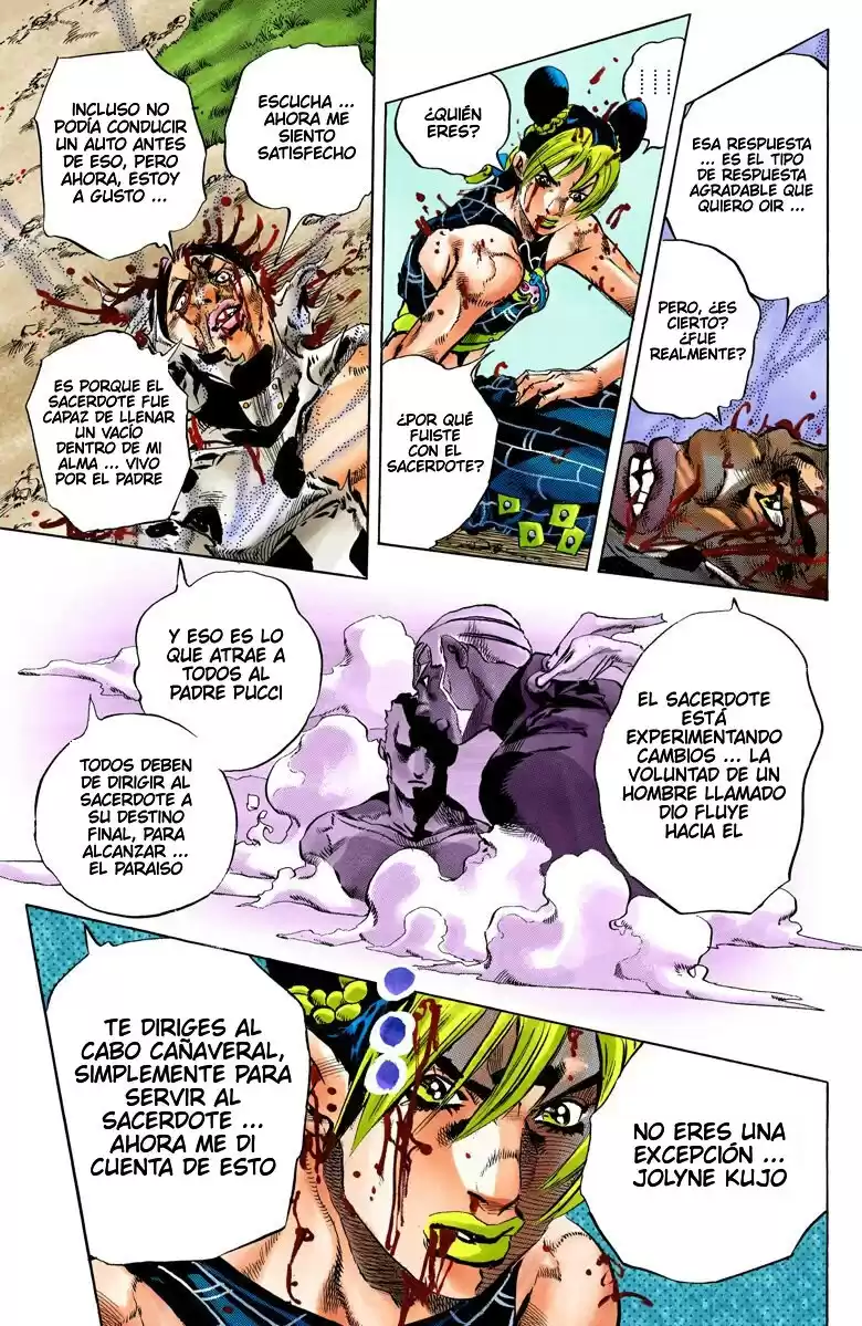 JoJo's Bizarre Adventure Parte 6: Stone Ocean Full Color Capitulo 117: Sky High parte 6 página 12