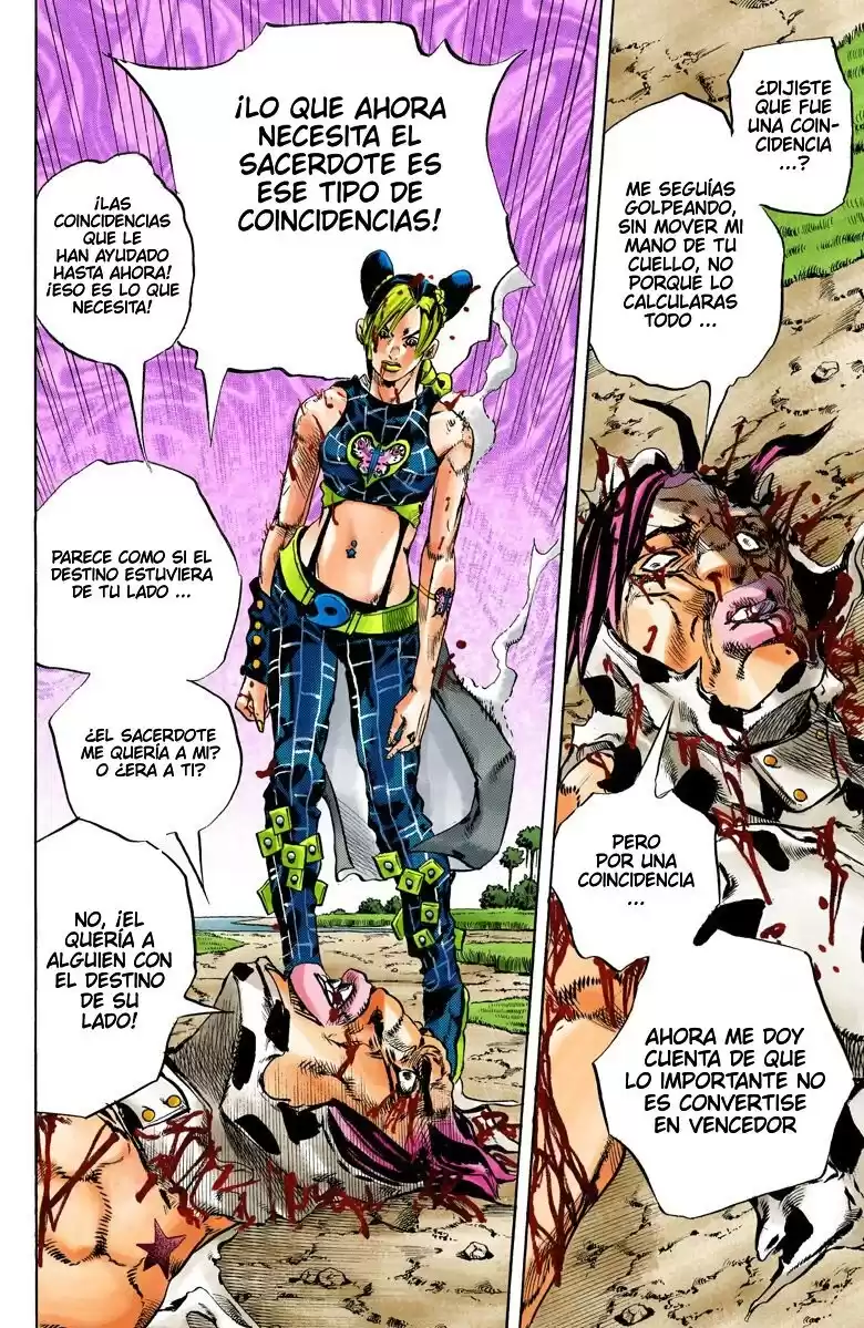 JoJo's Bizarre Adventure Parte 6: Stone Ocean Full Color Capitulo 117: Sky High parte 6 página 13