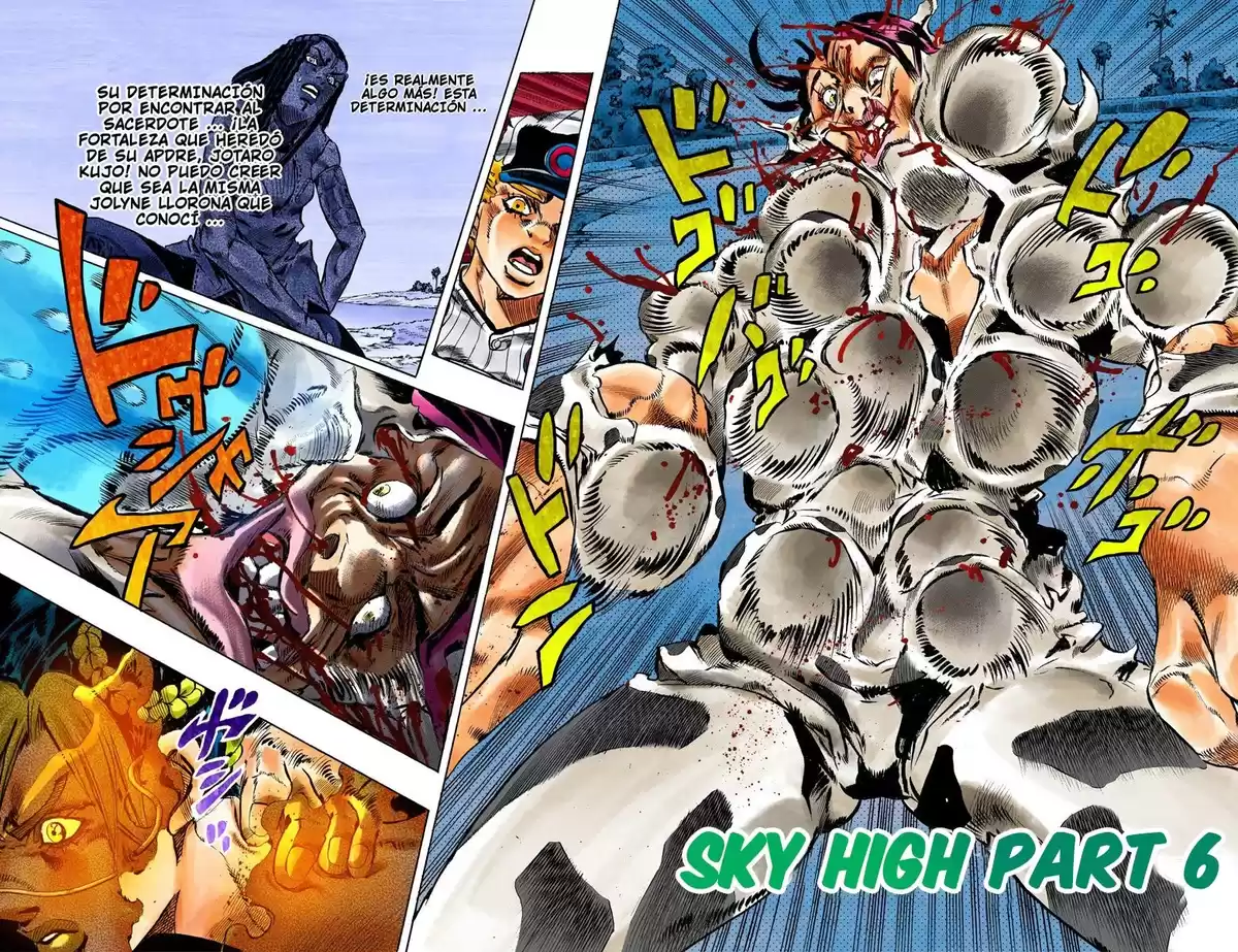 JoJo's Bizarre Adventure Parte 6: Stone Ocean Full Color Capitulo 117: Sky High parte 6 página 2