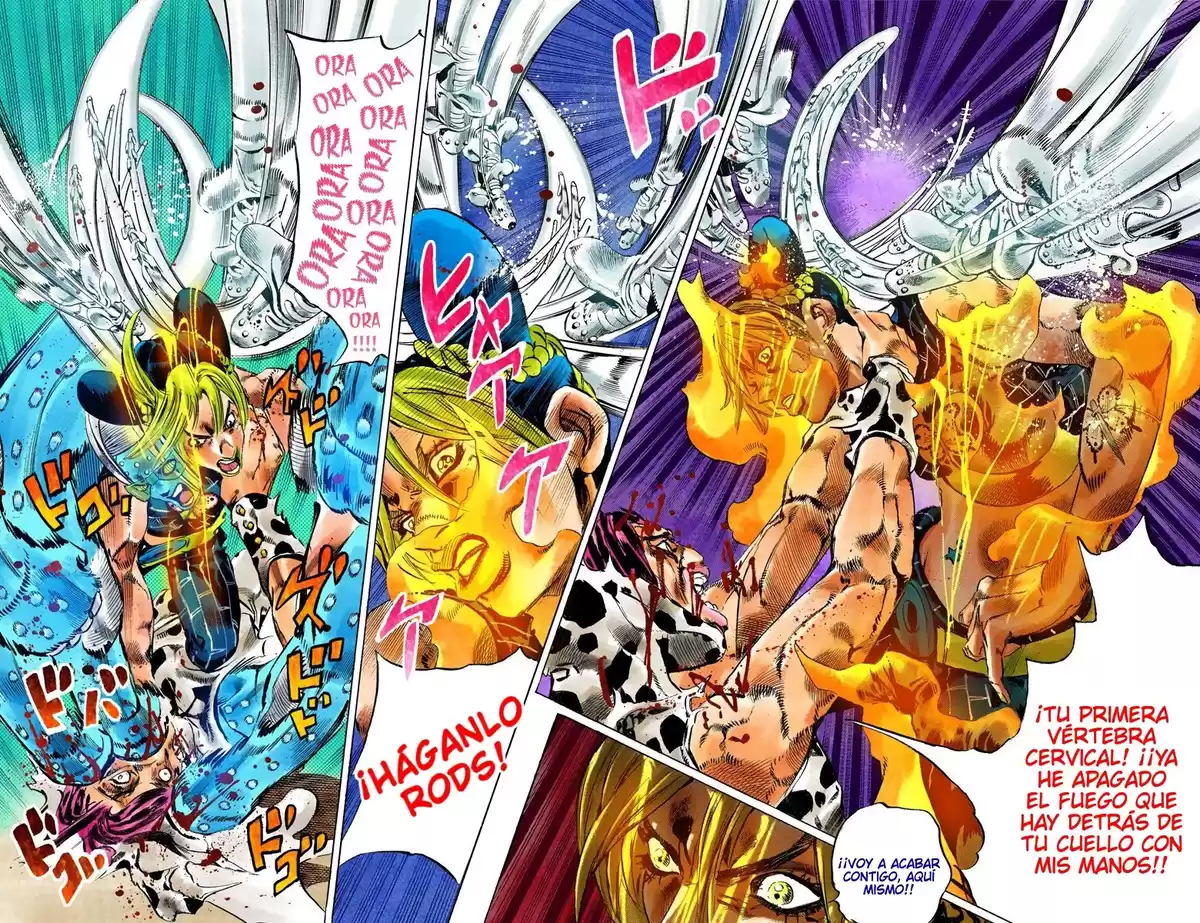 JoJo's Bizarre Adventure Parte 6: Stone Ocean Full Color Capitulo 117: Sky High parte 6 página 5