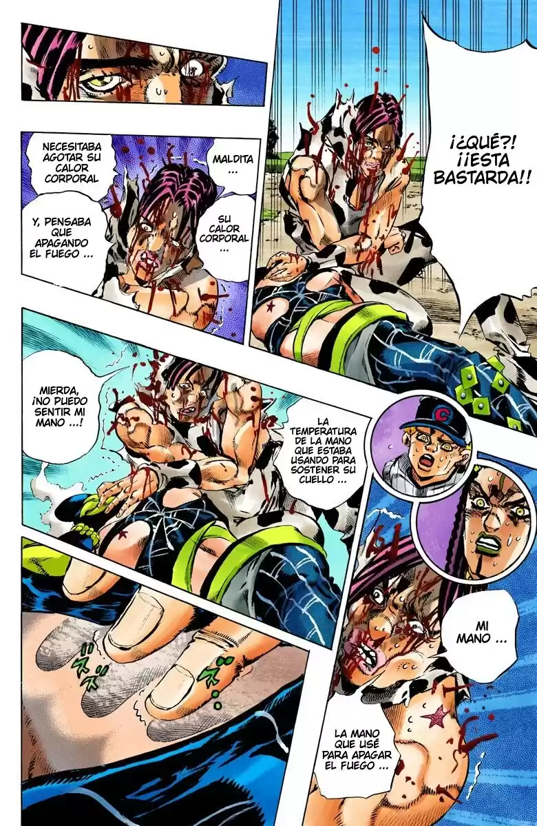 JoJo's Bizarre Adventure Parte 6: Stone Ocean Full Color Capitulo 117: Sky High parte 6 página 9