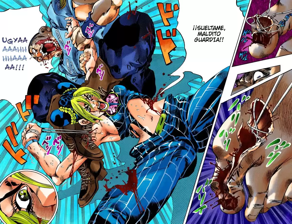 JoJo's Bizarre Adventure Parte 6: Stone Ocean Full Color Capitulo 65: El Secreto del Guardia Westwood parte 6 página 2