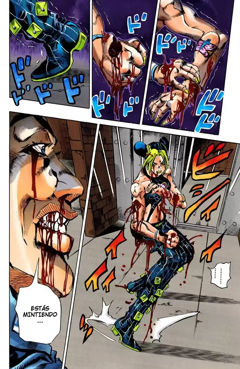 JoJo's Bizarre Adventure Parte 6: Stone Ocean Full Color Capitulo 65: El Secreto del Guardia Westwood parte 6 página 8