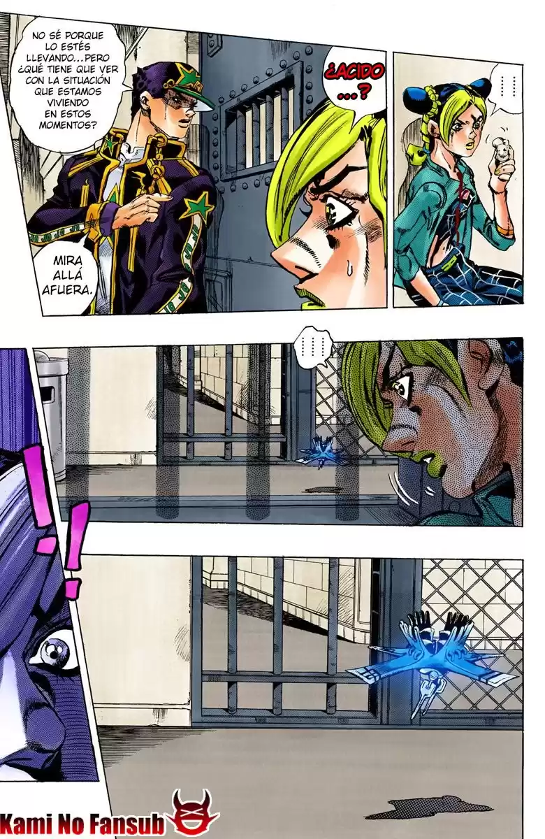 JoJo's Bizarre Adventure Parte 6: Stone Ocean Full Color Capitulo 13: El visitante parte 3 página 9