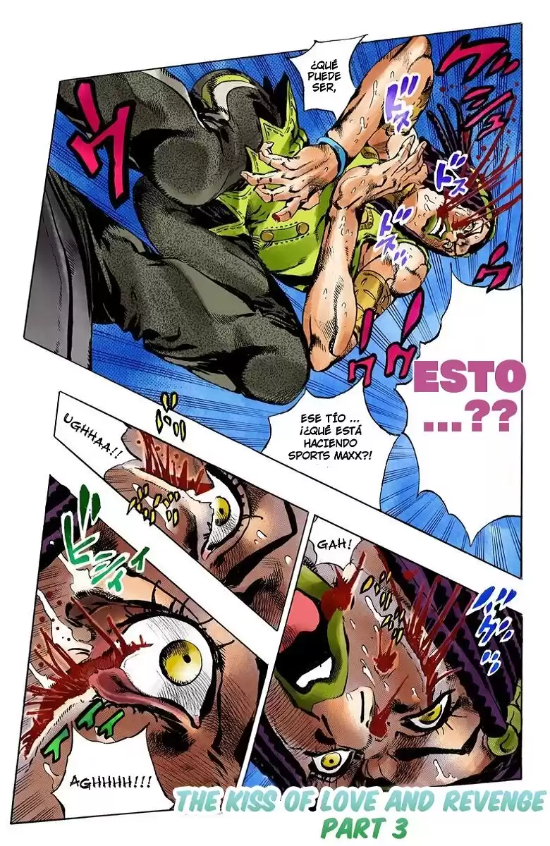 JoJo's Bizarre Adventure Parte 6: Stone Ocean Full Color Capitulo 53: Beso de Amor y Venganza parte 3 página 1