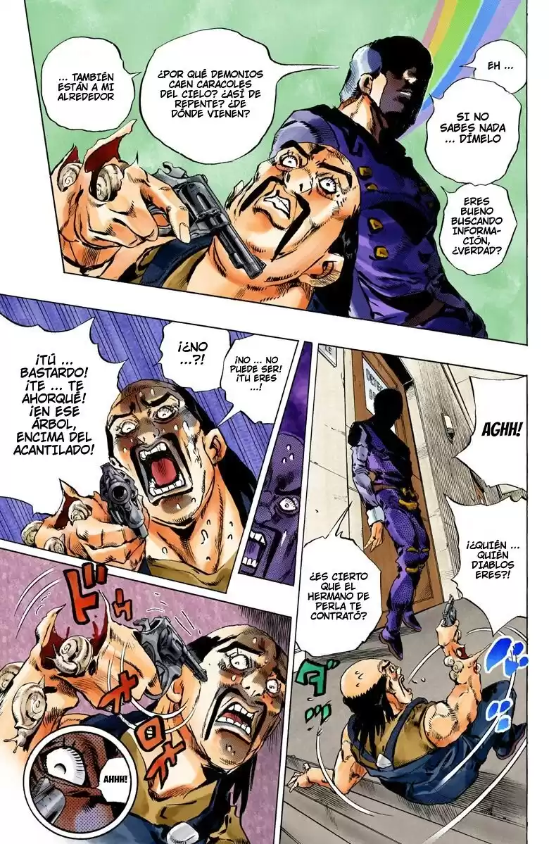 JoJo's Bizarre Adventure Parte 6: Stone Ocean Full Color Capitulo 129: Heavy Weather parte 5 página 10