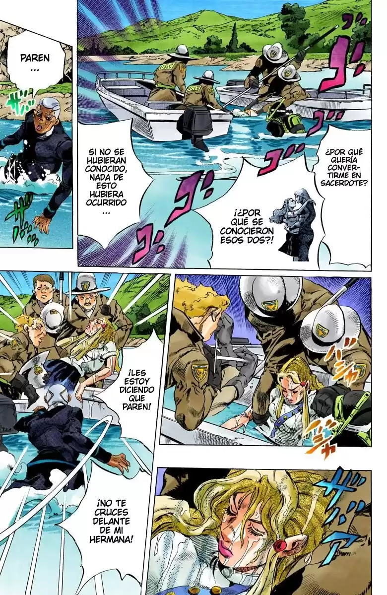 JoJo's Bizarre Adventure Parte 6: Stone Ocean Full Color Capitulo 129: Heavy Weather parte 5 página 3