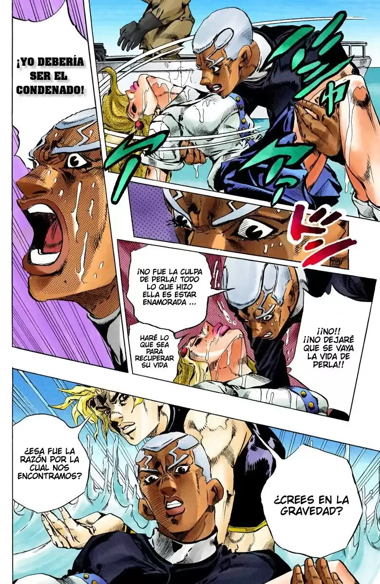 JoJo's Bizarre Adventure Parte 6: Stone Ocean Full Color Capitulo 129: Heavy Weather parte 5 página 4