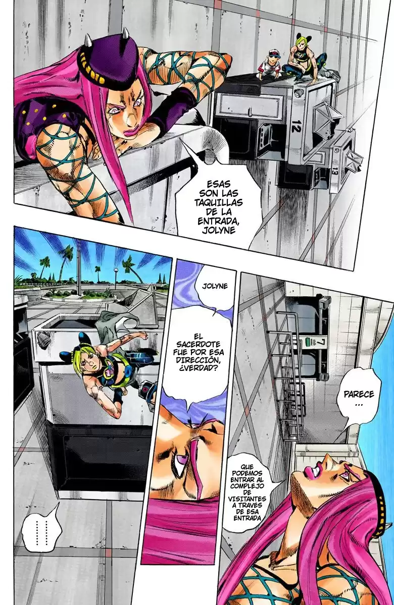 JoJo's Bizarre Adventure Parte 6: Stone Ocean Full Color Capitulo 140: La Gravedad de la Luna Nueva parte 2 página 10