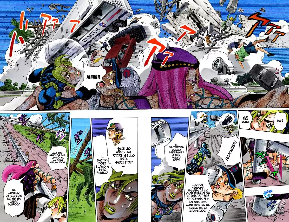 JoJo's Bizarre Adventure Parte 6: Stone Ocean Full Color Capitulo 140: La Gravedad de la Luna Nueva parte 2 página 5