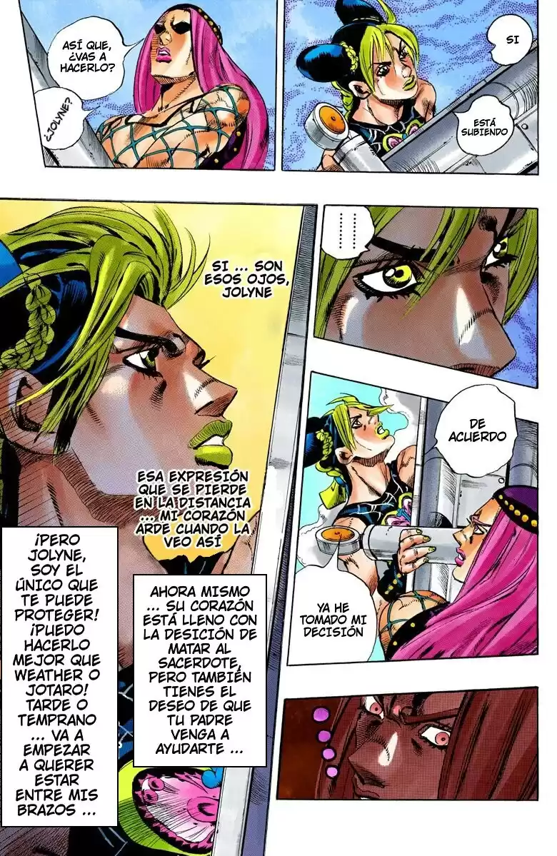 JoJo's Bizarre Adventure Parte 6: Stone Ocean Full Color Capitulo 140: La Gravedad de la Luna Nueva parte 2 página 7