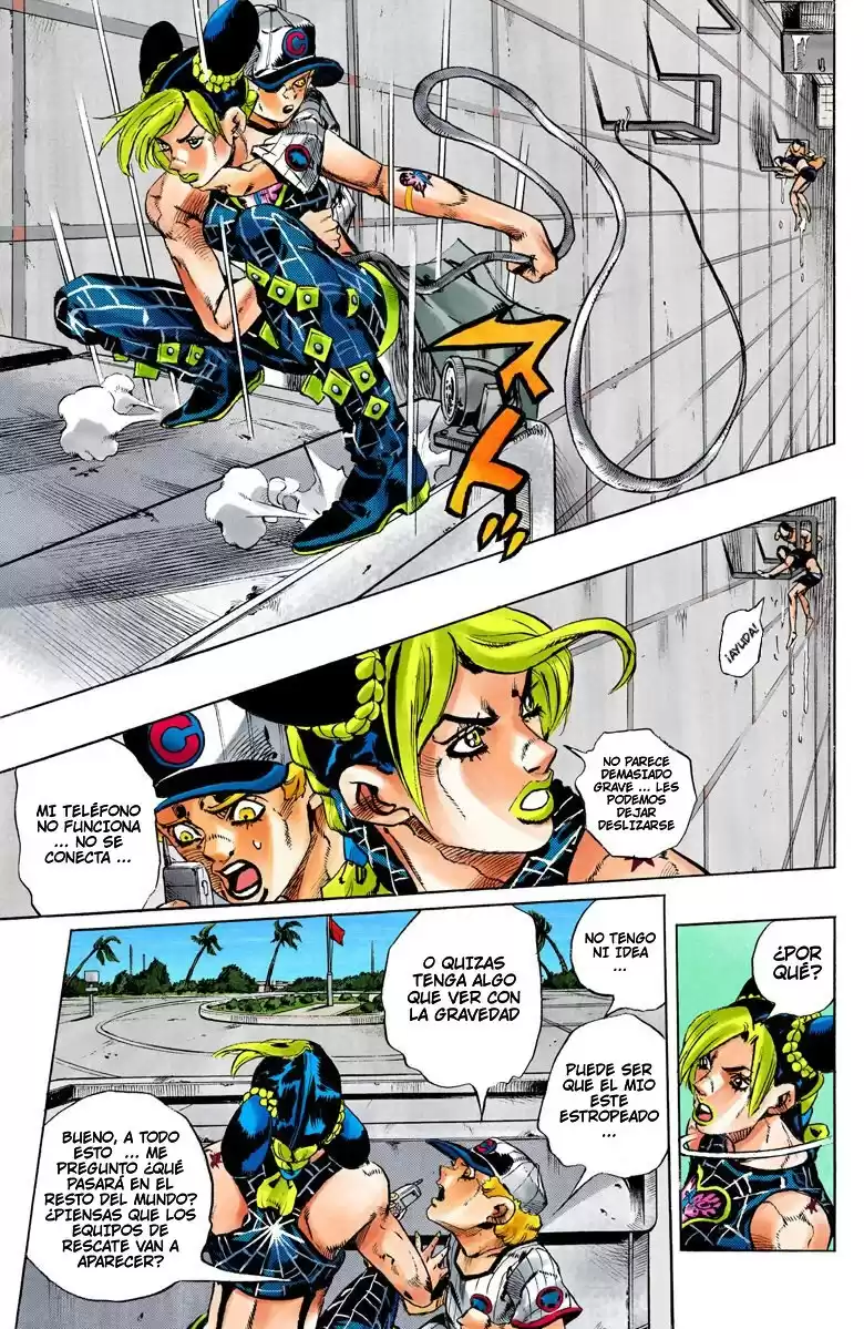 JoJo's Bizarre Adventure Parte 6: Stone Ocean Full Color Capitulo 140: La Gravedad de la Luna Nueva parte 2 página 9