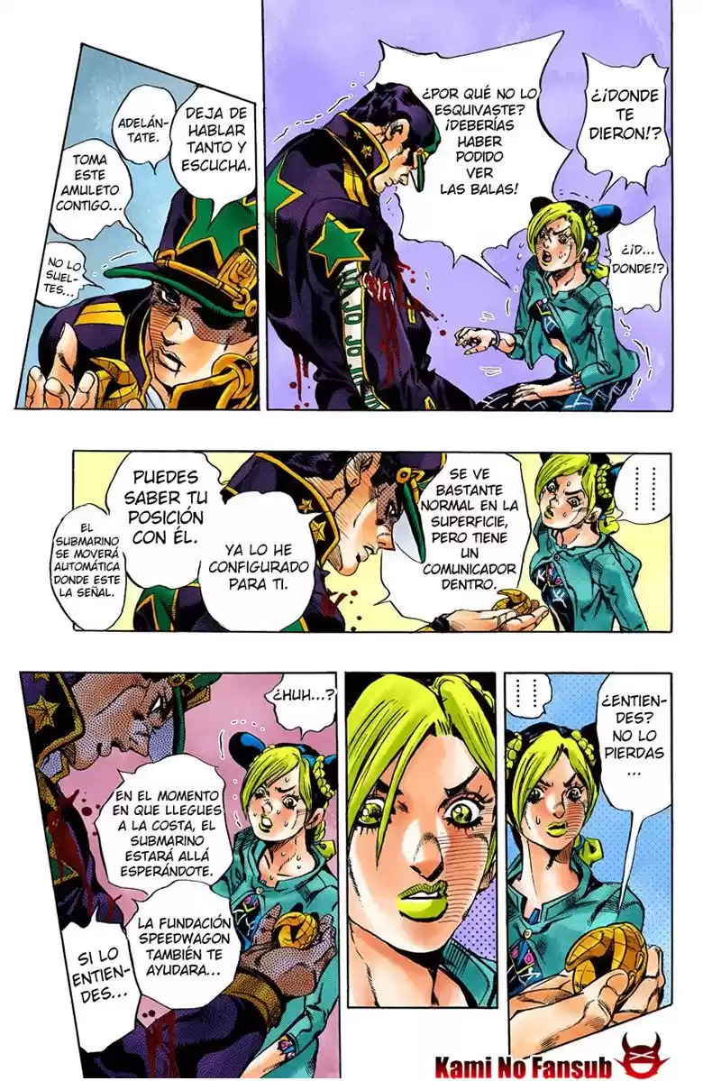 JoJo's Bizarre Adventure Parte 6: Stone Ocean Full Color Capitulo 19: El visitante parte 9 página 11