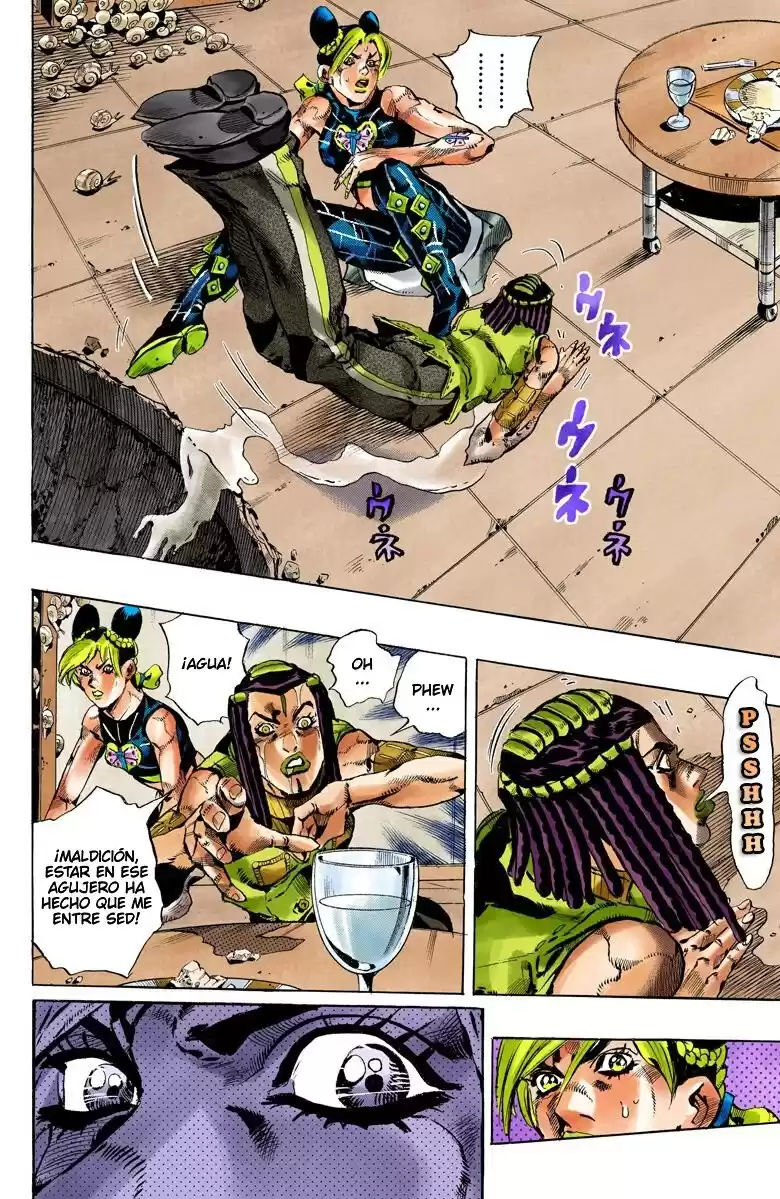 JoJo's Bizarre Adventure Parte 6: Stone Ocean Full Color Capitulo 126: Heavy Weather parte 2 página 12