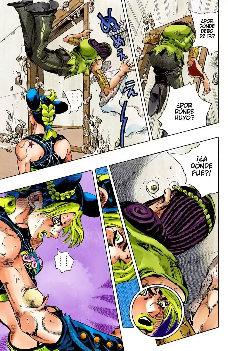 JoJo's Bizarre Adventure Parte 6: Stone Ocean Full Color Capitulo 126: Heavy Weather parte 2 página 15