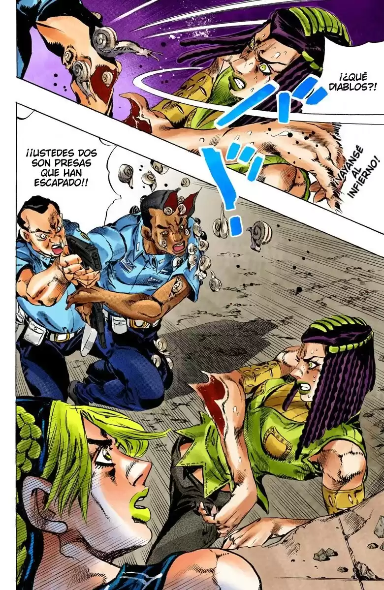 JoJo's Bizarre Adventure Parte 6: Stone Ocean Full Color Capitulo 126: Heavy Weather parte 2 página 7