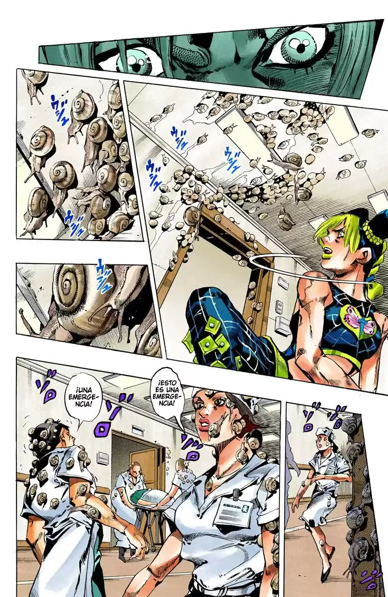 JoJo's Bizarre Adventure Parte 6: Stone Ocean Full Color Capitulo 126: Heavy Weather parte 2 página 9