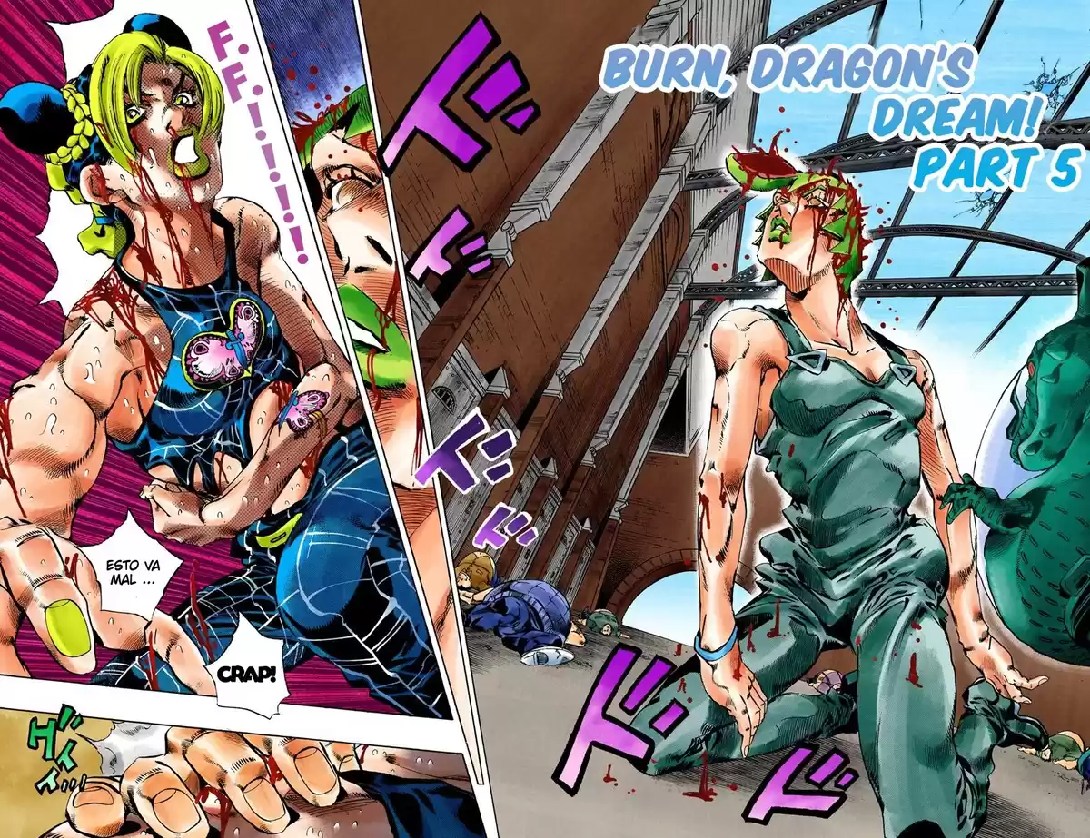 JoJo's Bizarre Adventure Parte 6: Stone Ocean Full Color Capitulo 71: Arde, Dragon's Dream parte 5 página 2