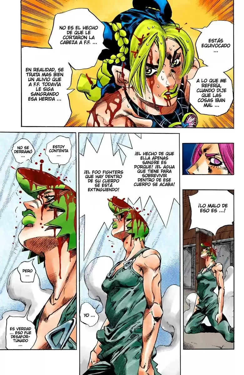 JoJo's Bizarre Adventure Parte 6: Stone Ocean Full Color Capitulo 71: Arde, Dragon's Dream parte 5 página 4