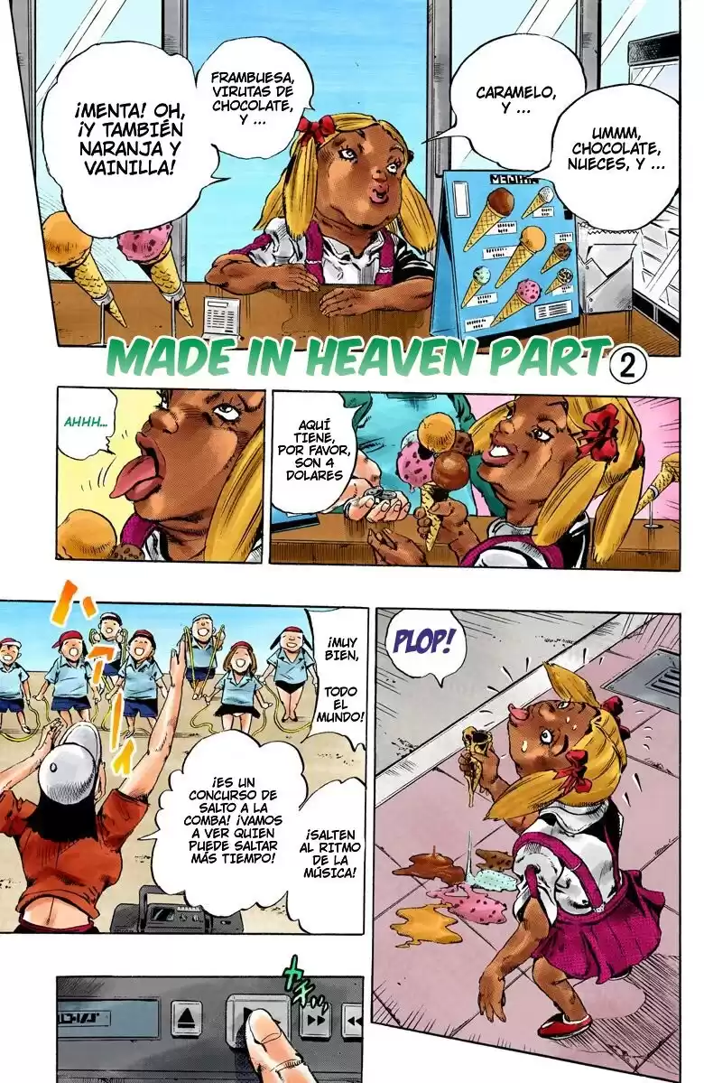 JoJo's Bizarre Adventure Parte 6: Stone Ocean Full Color Capitulo 150: Made in Heaven parte 2 página 1